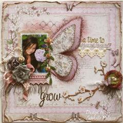 A Time To Grow **MAJA DT** Plus Video Tutorial: How to Make Your Own Vintage Crinkle Ribbon