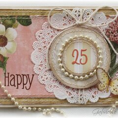 Happy 25th Anniversary Card **Websters Pages**