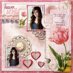 Heaven Sent **Websters Pages & Unity Stamps!**