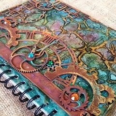 Steampunk Style Art Journal {The Crafter's Workshop with VIDEO TUTORIAL}