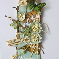 Thank-you Tag **Bo Bunny Kraft Collection**