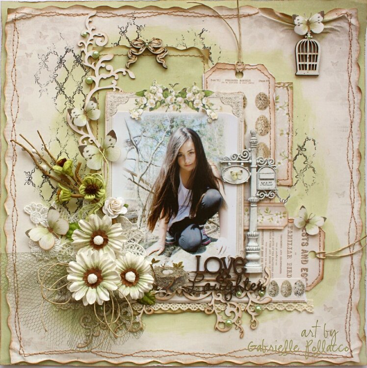 Love &amp; Laughter **The Scrapbook Diaries** Page Kit