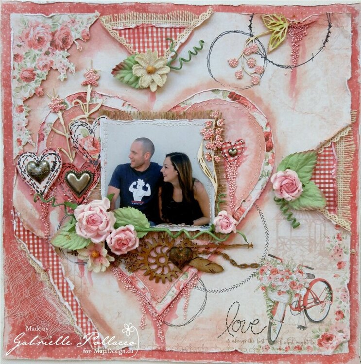 LOVE **The Scrapbook Diaries Kit &amp; Video Tutorial &amp; Maja Design PLUS A GIVEAWAY!!!**