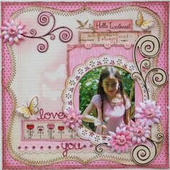 Love You **MY CREATIVE SCRAPBOOK & BO BUNNY**