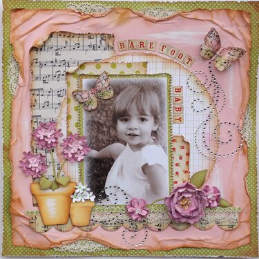 Barefoot Baby **MY CREATIVE SCRAPBOOK**