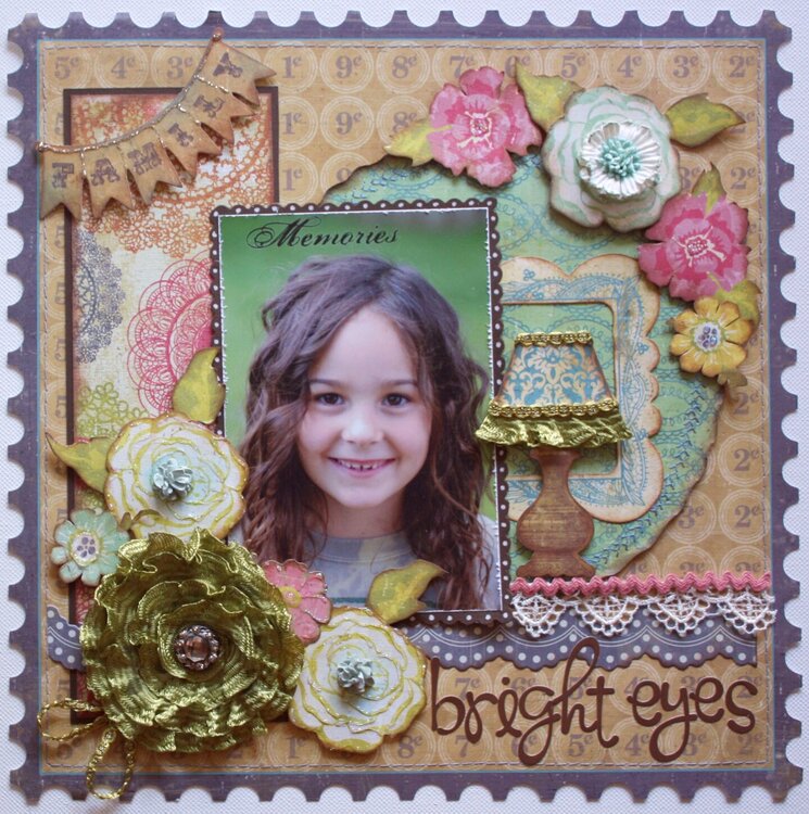 Bright Eyes  **MY CREATIVE SCRAPBOOK**