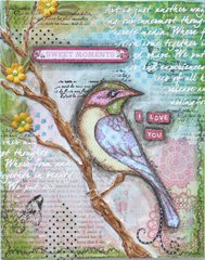 Mixed Media Canvas VIDIO TUTORIAL **Websters Pages DT**