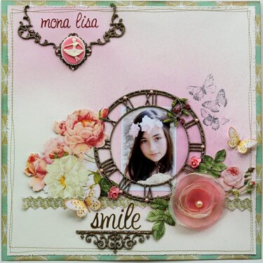 Mona Lisa Smile **Websters Pages & Dusty Attic**