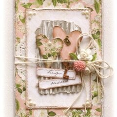 Hugs & Kisses Card **Websters Pages 'New Beginnings'**