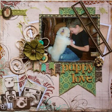 Puppy Love **Bo Bunny&#039;s NEW Mama-Razzi 2!!**