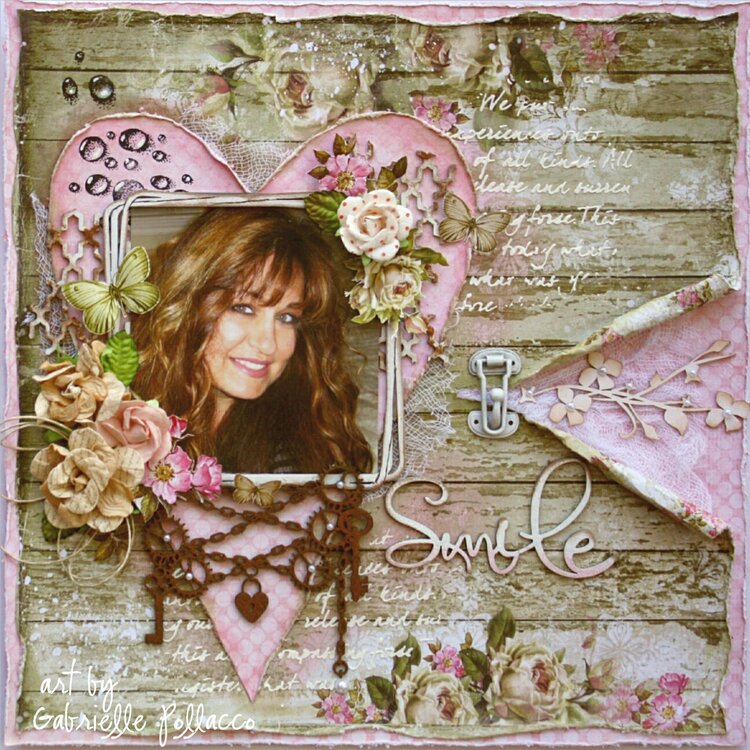 Smile **Kit Page &amp; Video Tutorial - The Scrapbook Diaries**