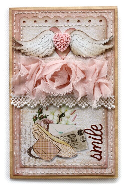 Smile Card **Websters Pages Western Romance**