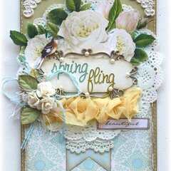 Spring Card **Websters Pages 'New Beginnings'**