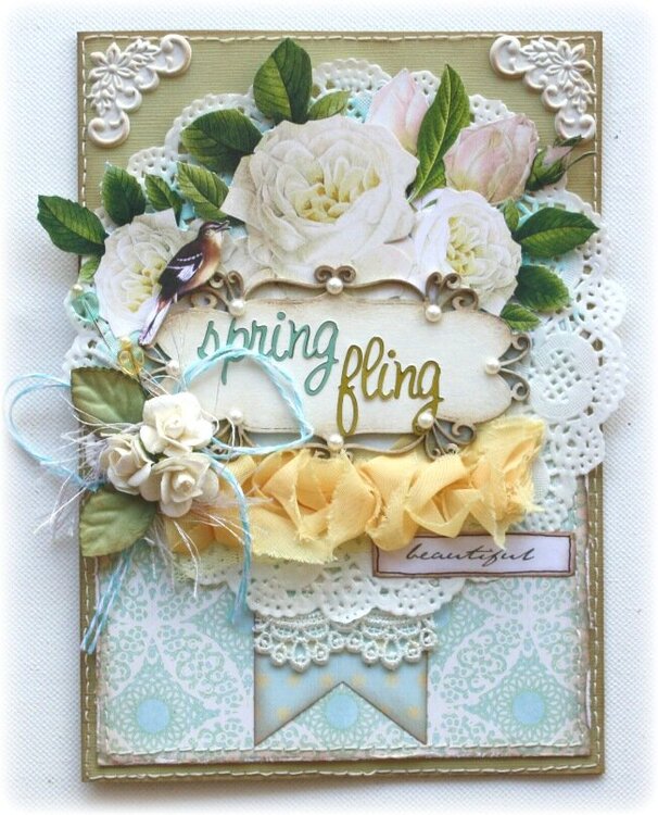 Spring Card **Websters Pages &#039;New Beginnings&#039;**