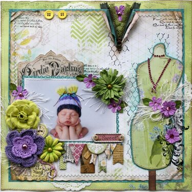 Sweet **Bo Bunny C&#039;est La Vie, &amp; Background Stamps!!**