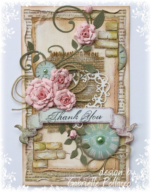 Thank You Card **Cheery Lynn &amp; Bo Bunny**
