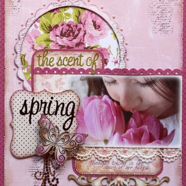 The Scent of Spring  **Dusty Attic &amp; Page Maps** and CONTEST!!!