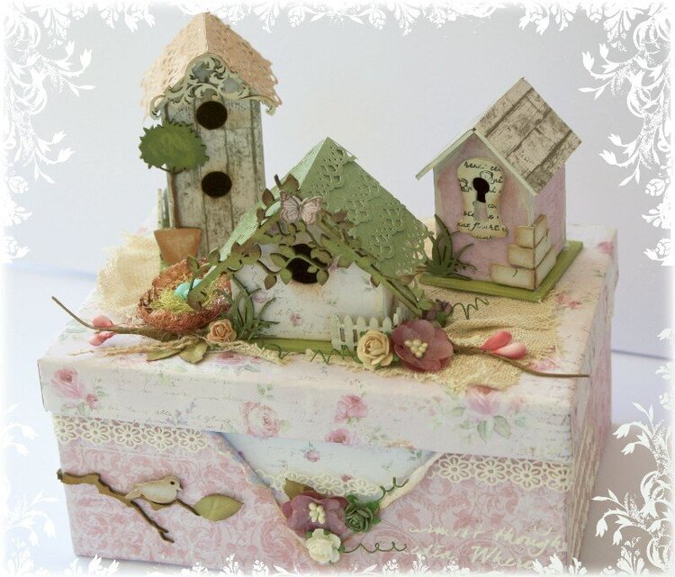 Whimsical Trinket Box **Dusty Attic &amp; Maja Design**