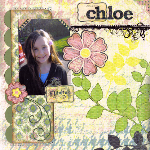 Chloe **Daisy d&#039;s NEW Chloe-Marie Collection** DT layout