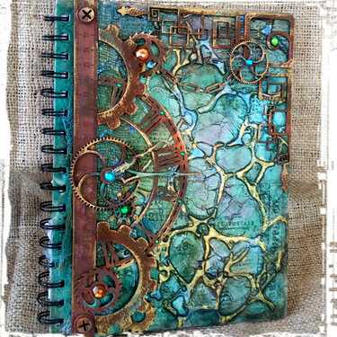 Steampunk Style Art Journal {The Crafter's Workshop with VIDEO TUTORIAL}