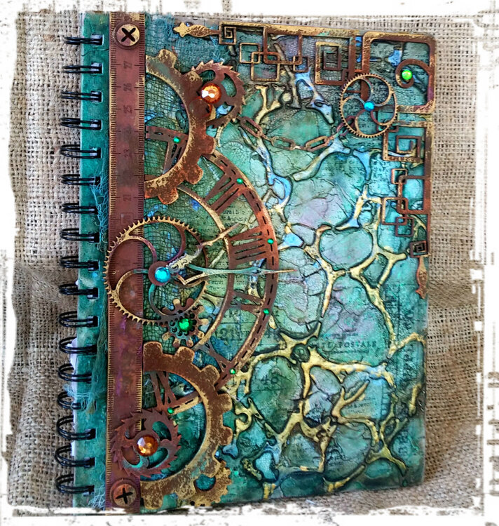 Steampunk Style Art Journal {The Crafter&#039;s Workshop with VIDEO TUTORIAL}