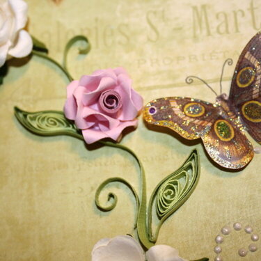 Quilled Roses (handmade from cardstock)