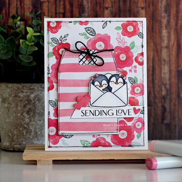 Sending Love Galentine Card