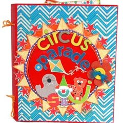 circus parade minibook by Leila Bentahar