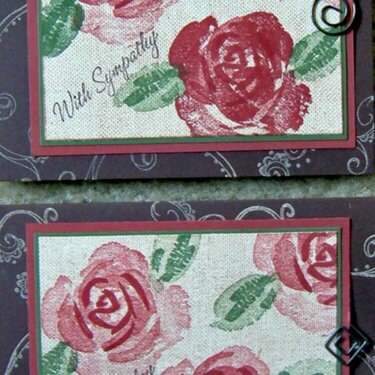 Roses In Winter Birthday &amp; Sympathy Cards