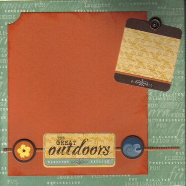 California Mini Gift 8X8 Album - Great Outdoors