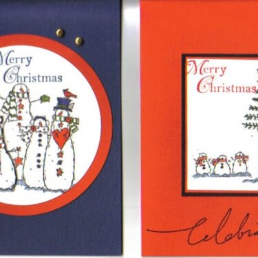 Christmas Cards for Holiday Showbox Swap