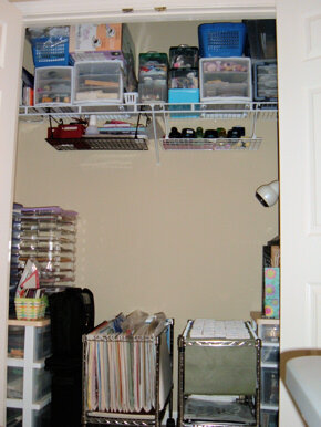 January 1 2007 - Reorganized my Stampin&amp;amp;Scrapin Space