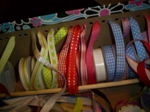 American crafts ribbon holder