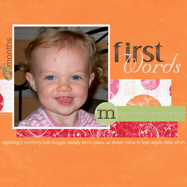 first words