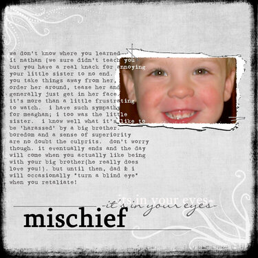 mischief (it&#039;s in your eyes)