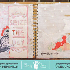 Seize The Day (art journal page)