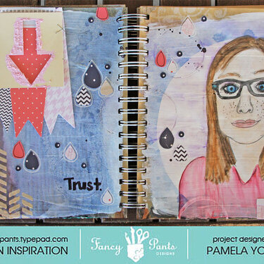 Trust (art journal page)