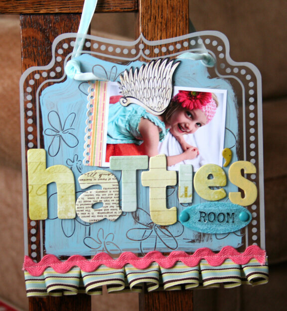 Hattie&#039;s Room door sign