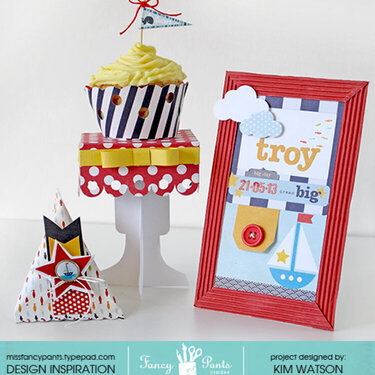 Welcome Baby table decor kit