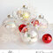 DIY Rub On Festive Ornaments