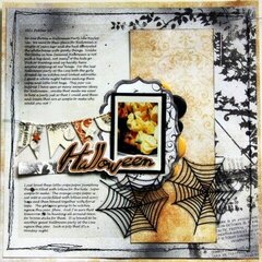 Halloween Layout by Rachel Tucker