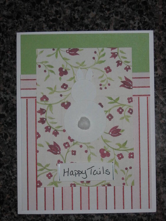Happy Tails spring card