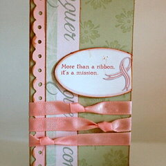 breast cancer awareness and support card