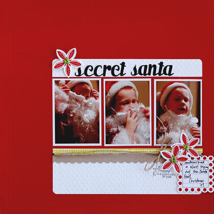 secret santa layout