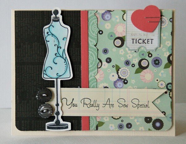 You Really Are Sew Special card