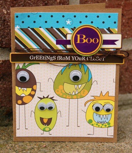 Boo! Greetings from your closet card