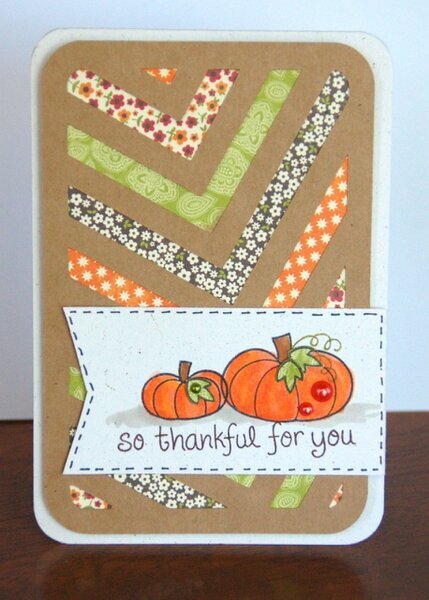 Fall: So Thankful For You card
