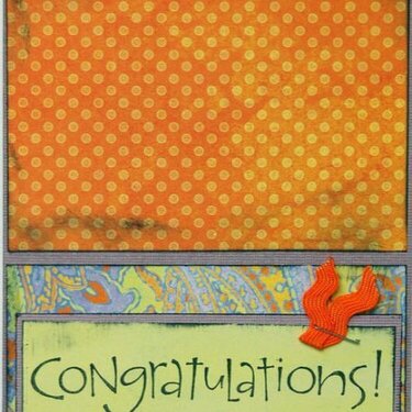 Congratulations card