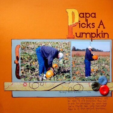 Papa Picks A Pumpkin