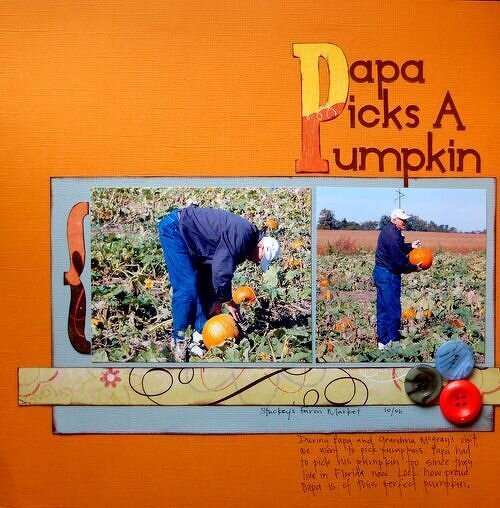 Papa Picks A Pumpkin